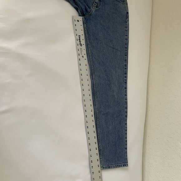Vintage Cherokee Jeans Women 8 Blue 100% Cotton High Waisted Denim 90s Mom 26x30 - Picture 9 of 11